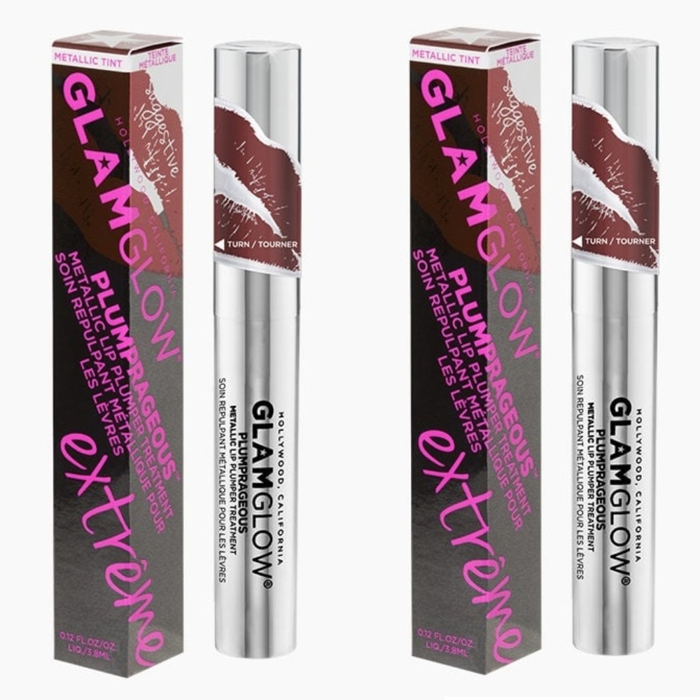 2 x Glamglow PLUMPRAGEOUS Suggestive Metallic Tint